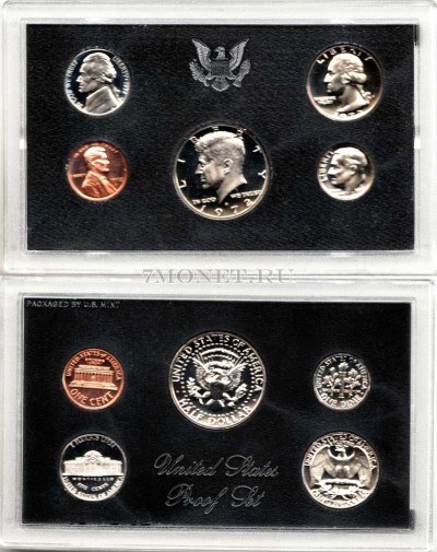 США годовой набор из 5-ти монет  1972 год  Proof